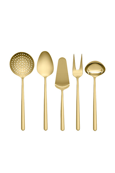 Hisar Bahama 5 Piece Service Set Titanium Gold