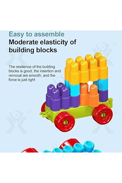 Twisoo مجموعة ألعاب بناء مكعبات DIY - مجموعة بناء تعليمية إبداعية مع مكعبات ملونة، أبيض