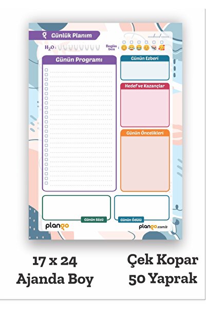 okuyandan Günlük Planlayıcı Daily Planner Ders Çalışma Planlayıcı