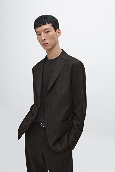 Massimo Dutti %100 yün klasik blazer