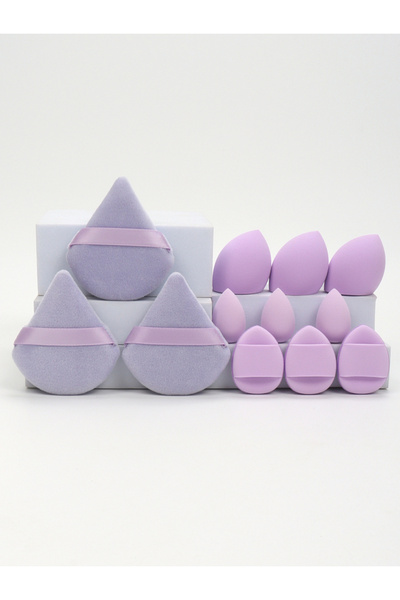Choice9 04 12-Piece All-Purpose Makeup Sponge Set, Made of 3 Loose Powder Puffs, 3 Mini Air Cushion Puffs, 3