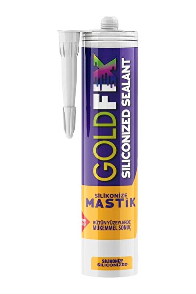 GOLDFİX SİLİKONİZE MASTİK (BEYAZ)