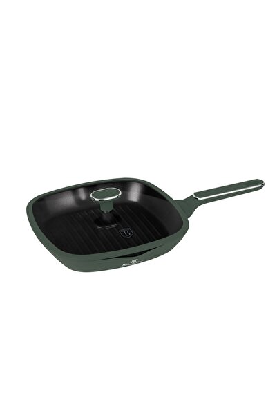 Berlinger Haus Tigaie grill antiaderentă cu titan 28 cm Verde Mat Colecția Be...