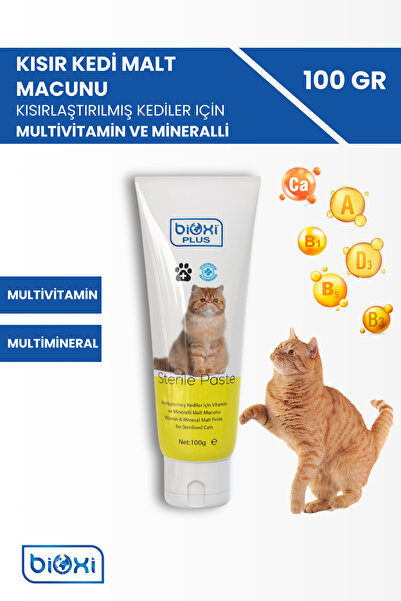 Bioxi Kısırlaştırılmış Kediler Için Multivitamin Ve Mineralli, Kısır Kedi Mal...