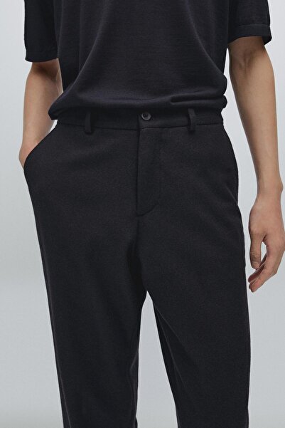 Massimo Dutti Yün karışımlı klasik pantolon