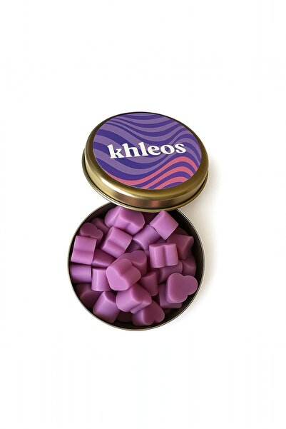 Khleos Kalp Buhurdanlık Mum Seti Mor, 40 Adet, 7.5×3 cm | Kokulu Dekoratif Mum