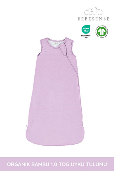 BEBESENSE Organik Bambu Uyku Tulumu – 1.0 TOG Giyilebilir Battaniye, Çift Tar...