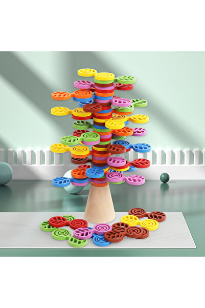 OEM Jucarie Educativa Montessori Puzzle cu 9 Forme Geometrice din Lemn, 36 de Piese, 50 de Modele de Asa