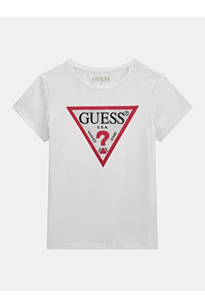 Guess Tricou Alb Pentru Copii