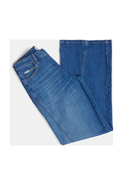Guess Women's Blue Loose Fit Jean W5Ba2Td0021-Gjgm