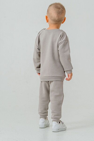 HAUSEkids 9-24 Months Nature Wild Baby Boy Suit - Space Gray