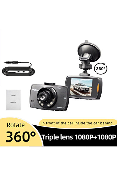 İMEXTECH G30 Araç İçi DVR Kamera Full HD 1080P Gece Görüşlü 6 LED Kızılötesi G Sensörlü Kayıt Cihazı