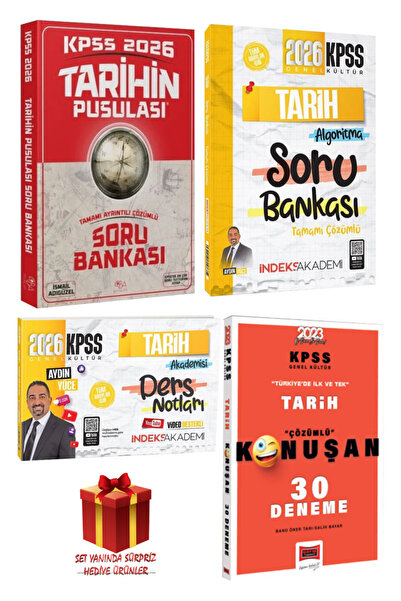 CBA Akademi KPSS 2026 Soru Bankası+İndeks Aydın Yüce KPSS 2026 Tarih Akademis...