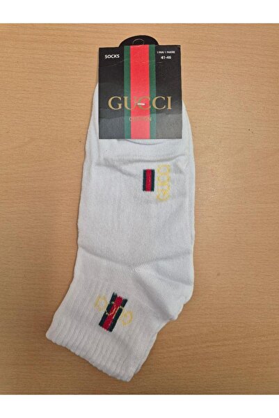 Gucci Socks SG-01 Set de 12 perechi Alb Gri Negru One Size