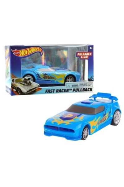 HOT WHEELS سيارة سباق السمكة الزرقاء السريعة - سيارة لعبة سحب للخلف للأطفال، ...