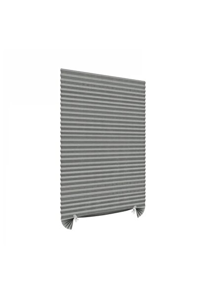 eZmart Self-Adhesive Pleated Blind, Adjustable, eZMART, Gray, 150x60 cm