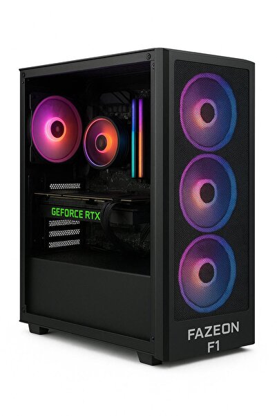 FAZEON DFS Gaming ANGELA RYZEN 7 5700X-B550M-RTX 4060 8GB-16GB RAM-512GB M.2 ...