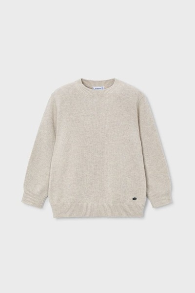 MAYORAL Pulover de tricotat de bază pentru băieți - Bej