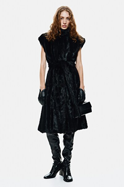 H&M Kuşaklı Uzun Yelek