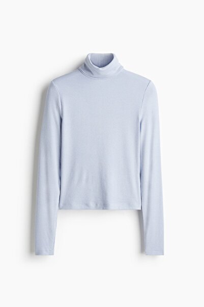 H&M Ribanalı Balıkçı Yaka Üst