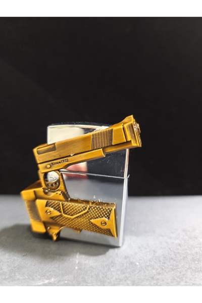 enyatakı Tabanca modeli gazlı taşli tarz çakmak