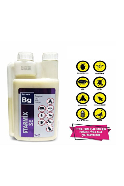 Baugen BG STARMİX SE 1 LT Kene, Tahtakurusu, Pire, Karasinek, Hamamböceği, Ak...
