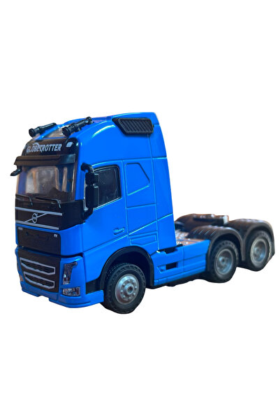 JPT Macheta metal Camion Volvo Globetrotter cu sunet si lumini albastru