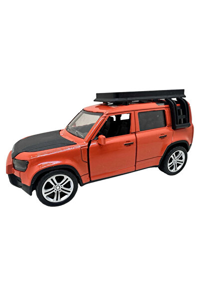 JPT Macheta metal Land Rover Defender portocaliu 1:28 sunet, lumini