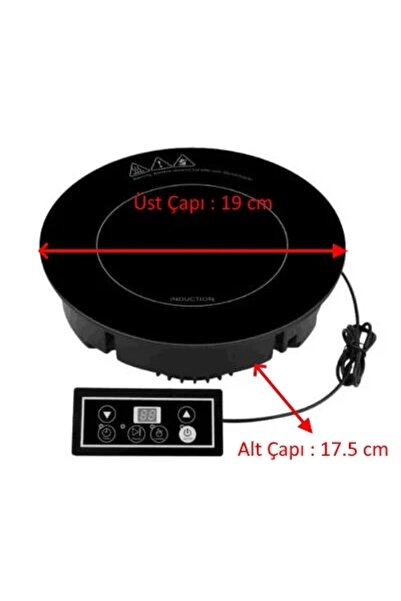 artizanmutfak İndüksiyon Ocak | İndüksiyon Isıtıcı 1000 Watt (IND-03)