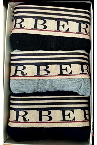 BURBERRY boxeri cu imprimeu de logo, multicolor, XL