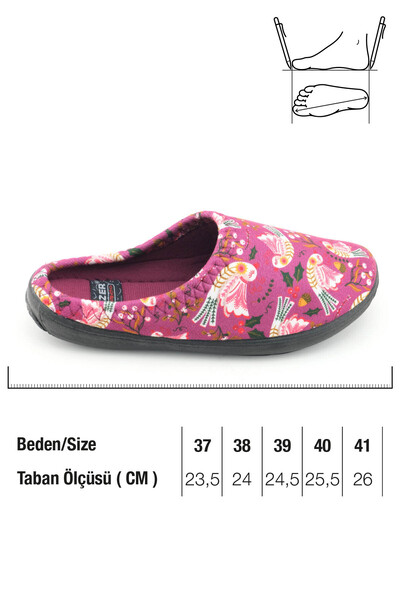 GEZER Women's Winter Pu Comfortable Sole Patterned Home Garden Gondola Slippers