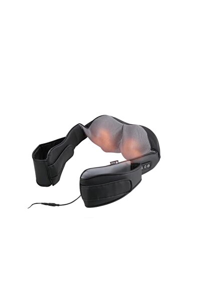 OEM Aparat de masaj cervical, cu infraroșu și bile, 24W, fabricat din piele, ...