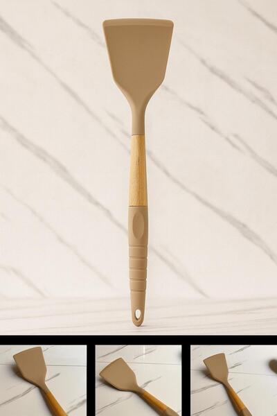 MODA OZY Heat Resistant Fireproof Non-Stick Silicone Serving Dish with Bamboo Handle (1 Piece Will Be Sent)