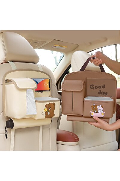 Flippy Multifunctional Storage Bag, Flippy, Good Day Writing, Napkin and Phone Holder, 25x31 cm, Beige