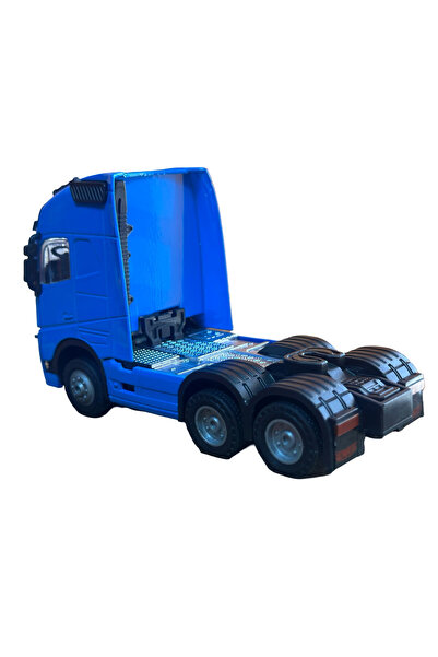 JPT Macheta metal Camion Volvo Globetrotter cu sunet si lumini albastru