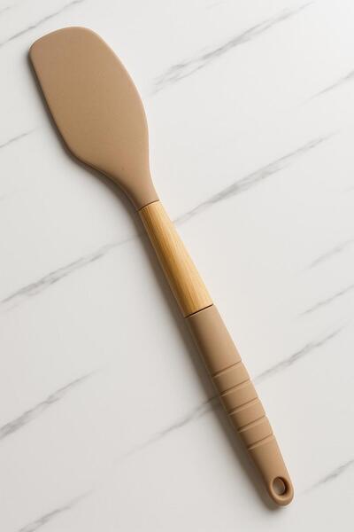 MODA OZY Heat Resistant Fireproof Non-Stick Silicone Serving Dish with Bamboo Handle (1 Piece Will Be Sent)