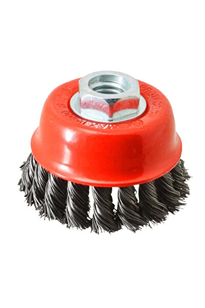 Brillo Perie cu cupă din sârmă pentru polizor, 5”, sârmă răsucită, 100 mm, fi...