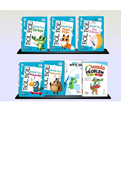 öğretmen evde Öğretmenevde 3. Sınıf Süper İdeal Set 7 Parça - Yeni Nesil Soru...