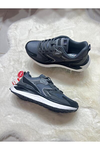 Wickers ERKEK GRİ KALIN TABAN BAĞCIKLI SPOR AYAKKABI