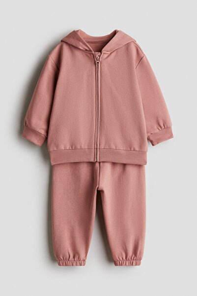 H&M 2 Parçalı Kapüşonlu Üst ve Jogger Pantolon Set