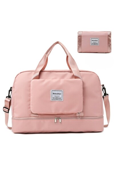 Flippy Foldable Travel Bag, Flippy, Multiple Pockets, Handheld, Waterproof, Textile Material, 8kg Capacity,