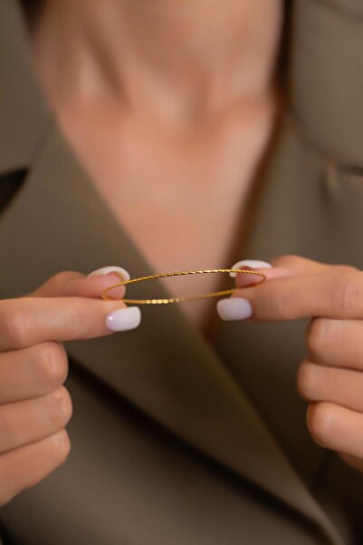 Bayar Gold 2,75 Gram 22 K Altın Yatırımlık Zarif Burgu Bilezik 1 mm