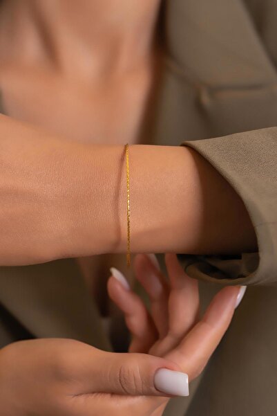 Bayar Gold 2,75 Gram 22 K Altın Yatırımlık Zarif Burgu Bilezik 1 mm