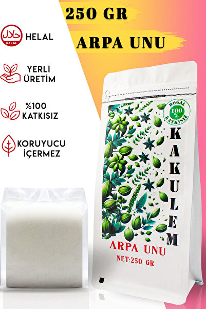 Kakulem SERTİFİKALI Ata Tohum Katkısız Arpa Unu 250 GR
