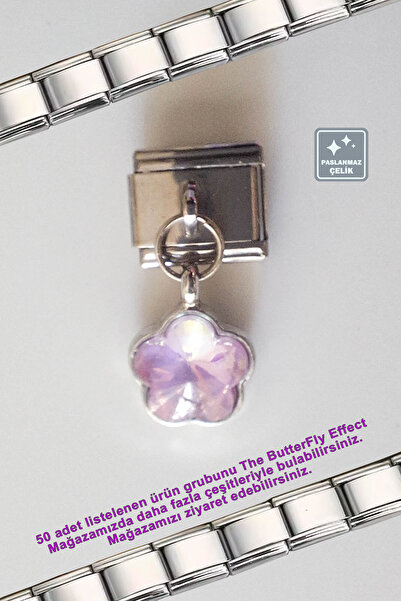 Miss TBee Italian Steel Bracelet - Single Charm