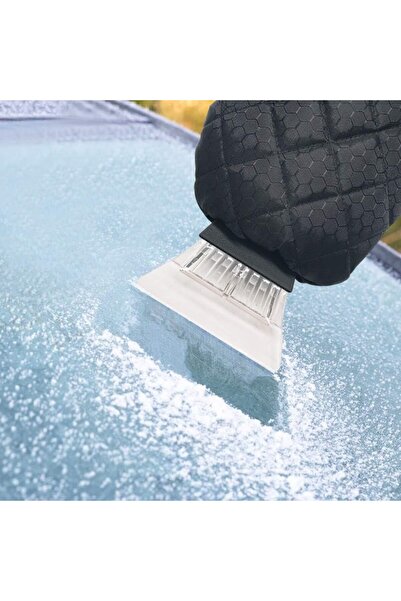 Flippy Glove and Snow Scraper Set Flippy, Waterproof, Cotton Insulation, 31 x 15 cm, Black