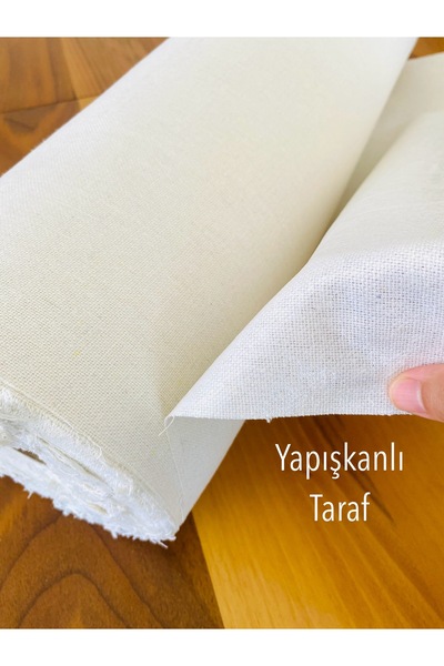 seyranat Adhesive 270 Gr Thick Cloth Interlining, 1 Meter Width 70 cm Bag Wallet Interlining, Fabric, Lining