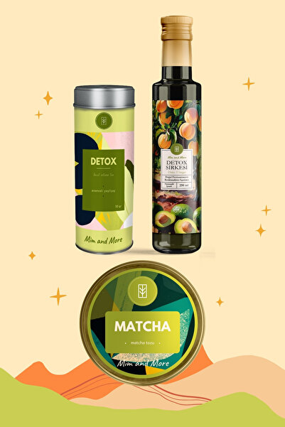 Mim and More Detoks Başlangıç Seti - Matcha, Sirke & Çay Seti