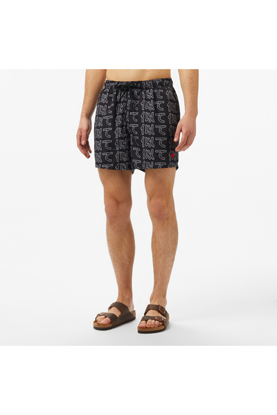 United 4 UNITED4 Erkek Siyah Mayo Şort