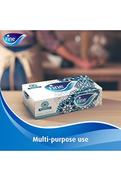 FINE ® Classic Euphoria Facial Tissue 150 Sheets X 2 Ply, Bundle Of 24
